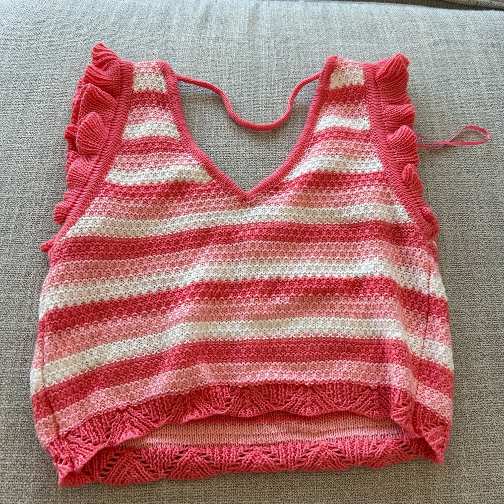 cute knitted summer tank top